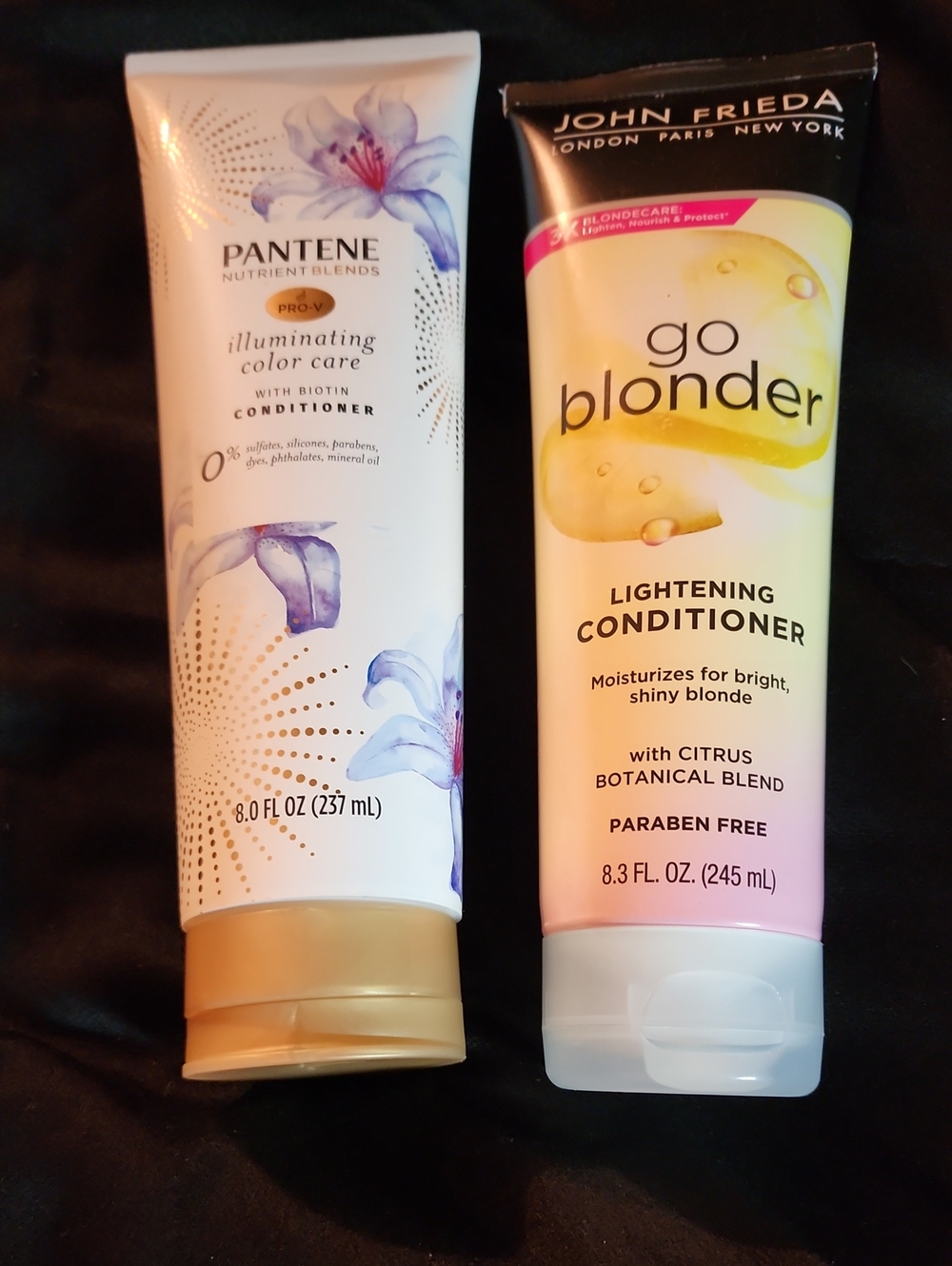 Go Blonder Lightening Conditioner & Pantene Illuminating Color Care Conditioner